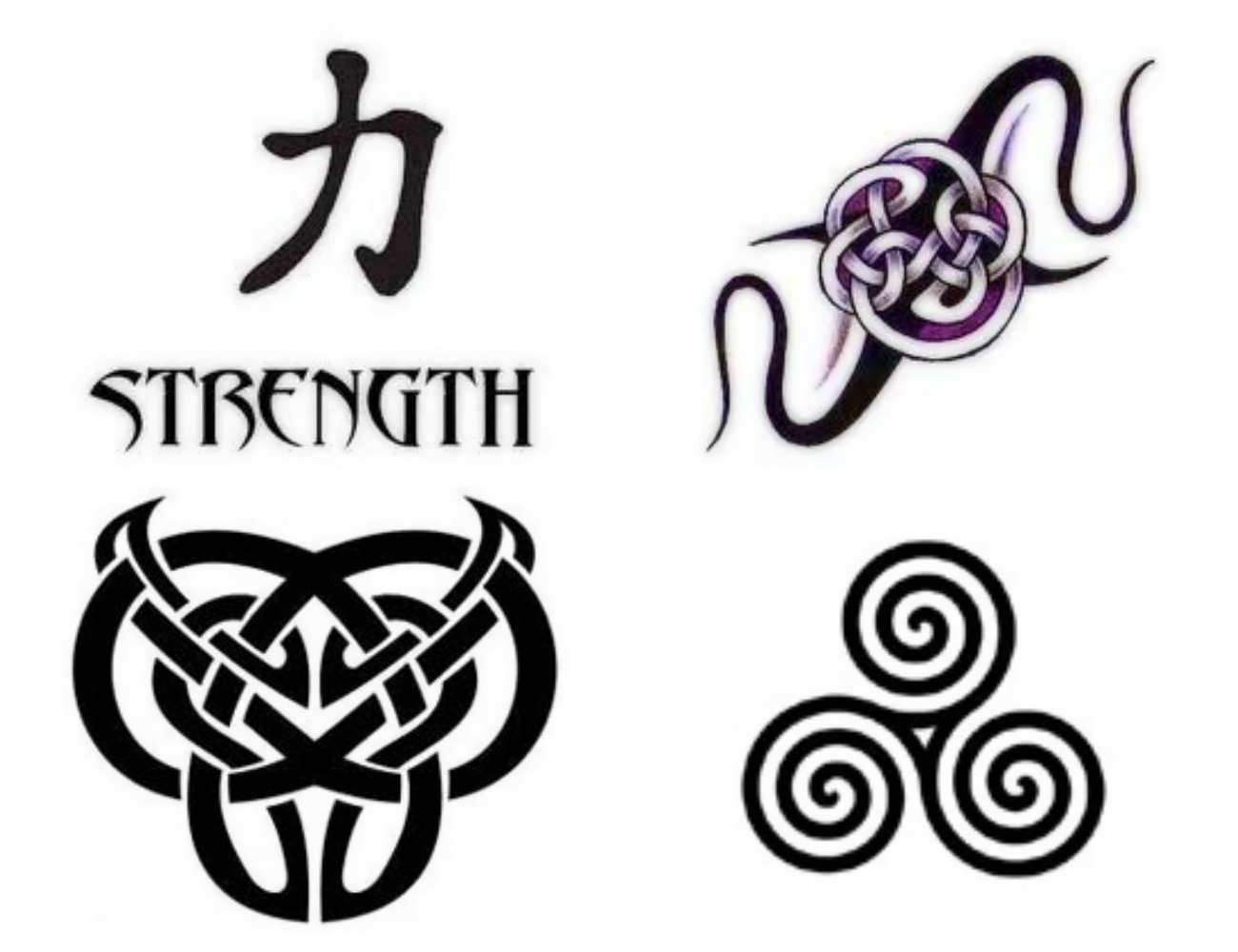 tattoo symbols strength courage