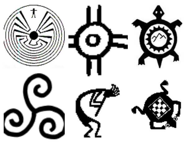 Indianische Symbole