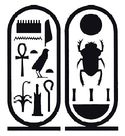 ägyptische Hieroglyphen