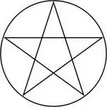 pentacle pakanallinen symboli