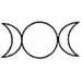 Triple Goddess Tattoo Symbol