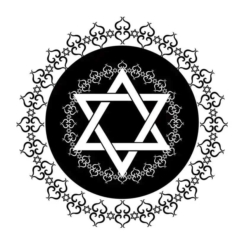 Coexist in Peace Star of David Om Cross Crescent Moon Symbols Pacific St steel 