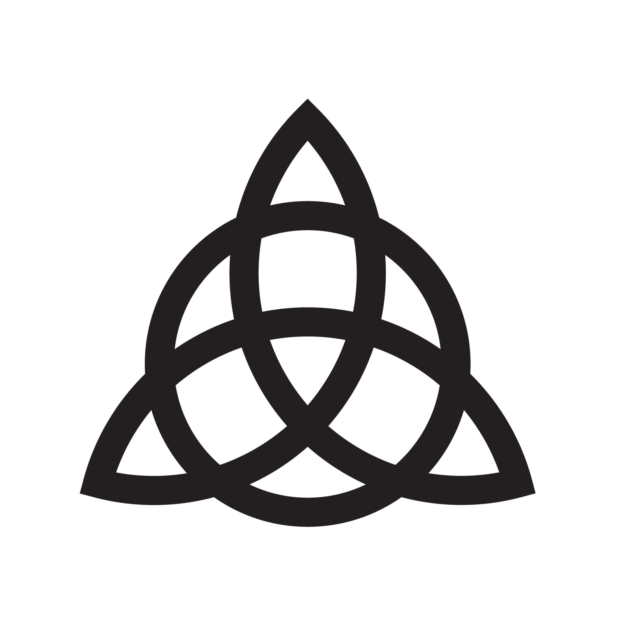 Triquetra Symbol.