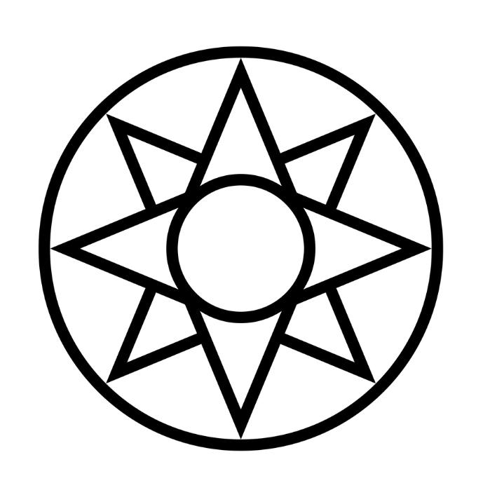 Estrella de 8 puntas de los nativos americanos