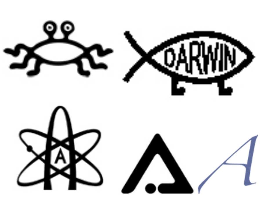 Atheistische Symbole und ihre Bedeutungen