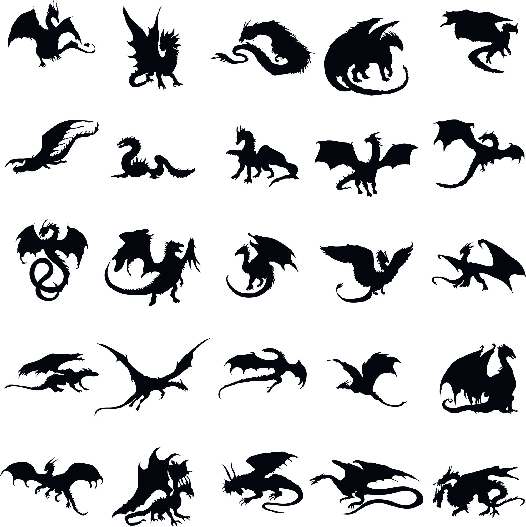 Drachen-Symbole