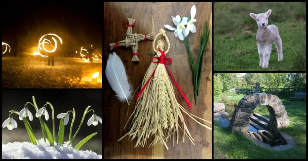 Símbolos del festival de Imbolc
