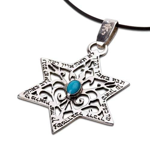 Colgante de la Estrella de David para protección