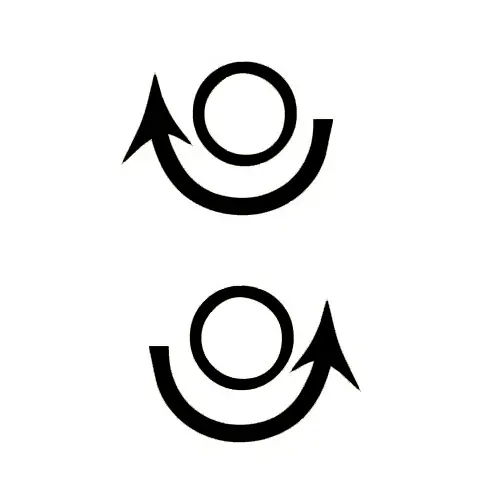 Símbolo de Widdershins