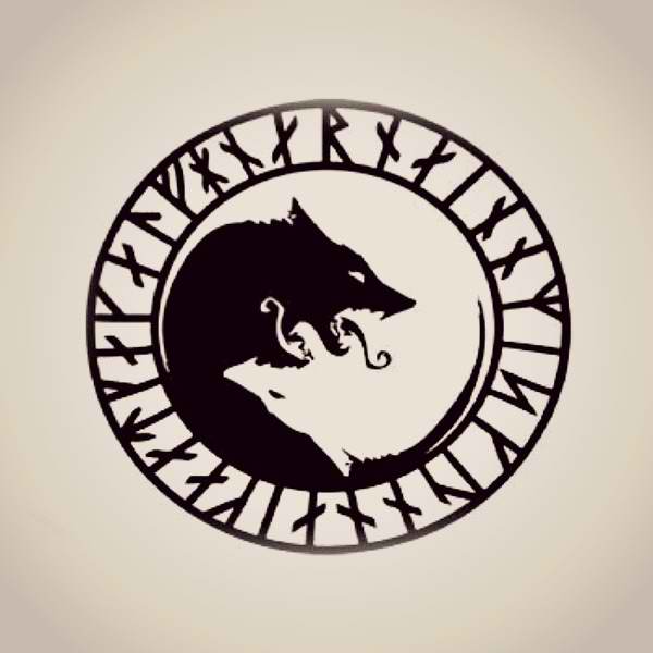 Viking Wolves Symbol