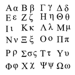 Greek Alphabet