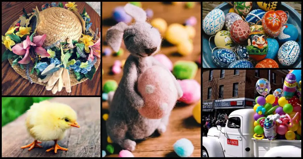 Easter Symbols Collage