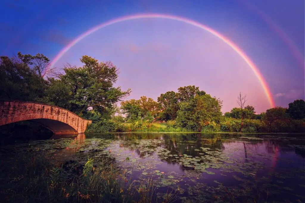 Rainbow - A bridge between heaven to earth