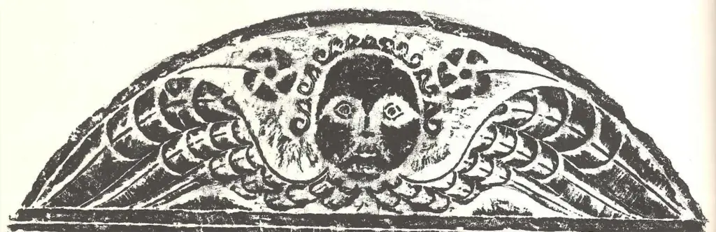 cherub symbol on a gravestone