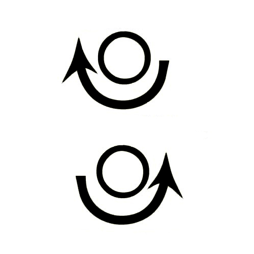 Widdershins Symbol