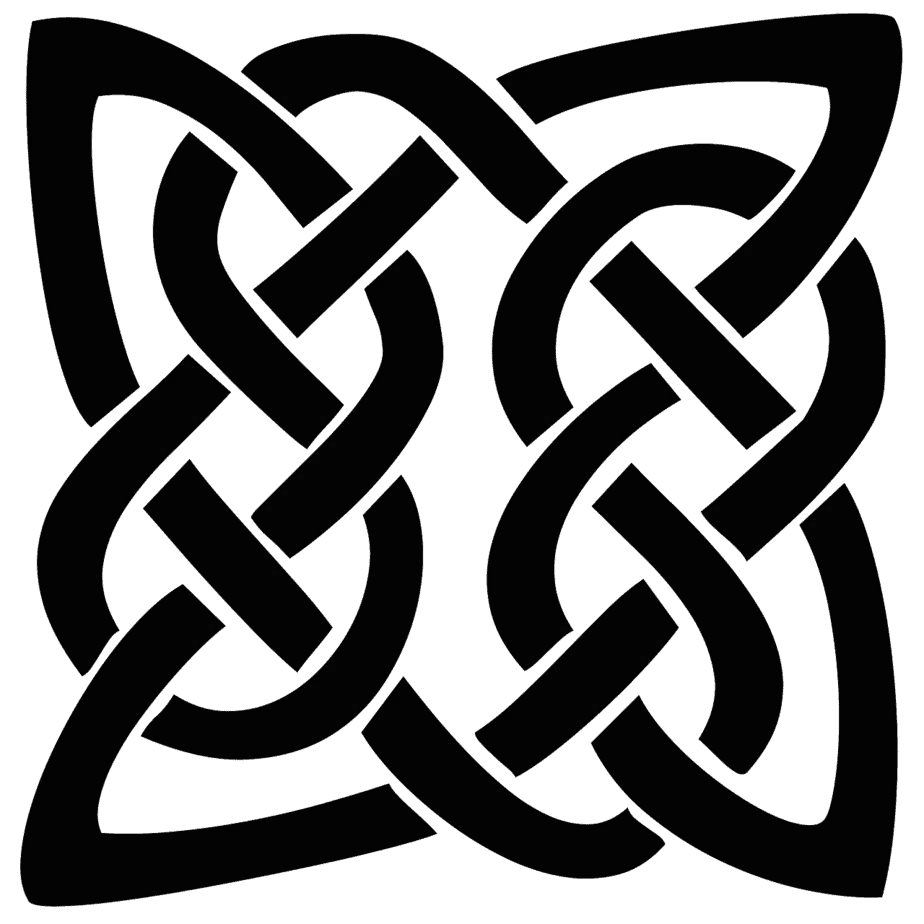 Quaternary Celtic Knot Symbol